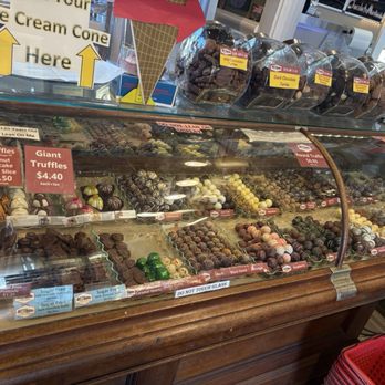 Hoosier Cupboard Candy and Snacks - One of the chocolate counters - Candy Stores Near Me - Franklin, Indiana Hoosier Cupboard Candy and Snacks - One of the chocolate counters - Candy Stores Near Me - Franklin, Indiana