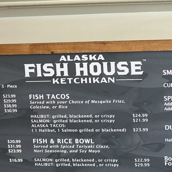 Alaska Fish House - Menu - Seafood Near Me - Ketchikan, Alaska Alaska Fish House - Menu - Seafood Near Me - Ketchikan, Alaska