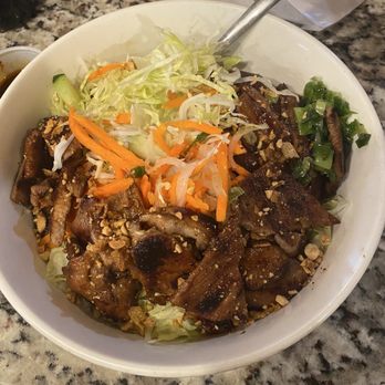Pho Thanh - Grilled Pork Vermicelli Bowl (Pork well seasoned :)) - Vietnamese Near Me - Bentonville, Arkansas Pho Thanh - Grilled Pork Vermicelli Bowl (Pork well seasoned :)) - Vietnamese Near Me - Bentonville, Arkansas