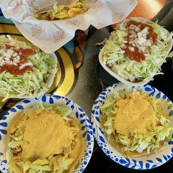 In A Tub - Burrito with everything, tostada, and a taco to share! - Mexican Near Me - Kansas City, Missouri