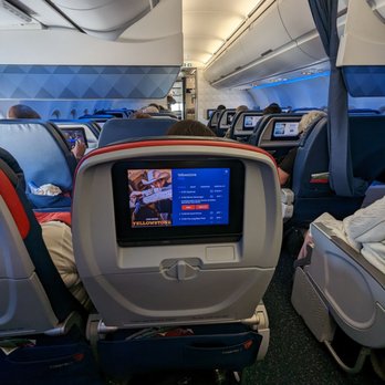 Delta Air Lines - Delta flight DL0873, LAX to ATL. Airbus A321. View from seat 11C. Delta Comfort Plus. - Airlines Near Me - Los Angeles, California