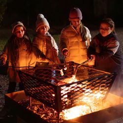 The Great Aussie Bush Camp - Toasting marshmallows by the campfire is a perfect way to wind down after a day jam-packed with activities and adventure!