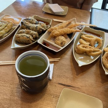 Oishii - Appetizers : Vegetable Tempura, tempura calamari, Shrimp Tempura, fried pickles, Jalapeno Tempura - Sushi Bars Near Me - Houston, Texas Oishii - Appetizers : Vegetable Tempura, tempura calamari, Shrimp Tempura, fried pickles, Jalapeno Tempura - Sushi Bars Near Me - Houston, Texas