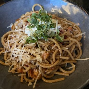 Hand Cut Nashville - Balsamic Tomato Bucatini - Steakhouses Near Me - Nashville, Tennessee