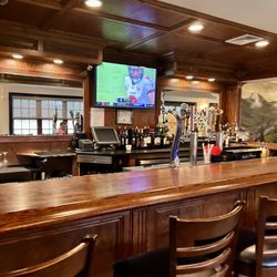Villa Nigrelli - 11/9/25 - the bar, top shelf spirits & a TV