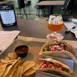 The Brass Tap - BBQ pork tacos