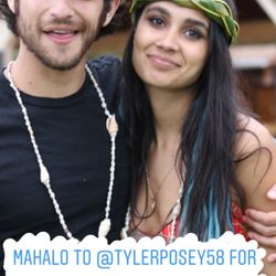 Hawaii Tour Experts - Tyler Posey enjoying a luau