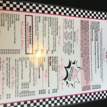 Sax's Joint - Front side of the menu - Breakfast & Brunch Near Me - Petaluma, California