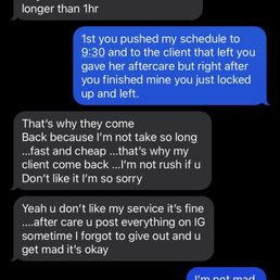 Very unprofessional Very unprofessional