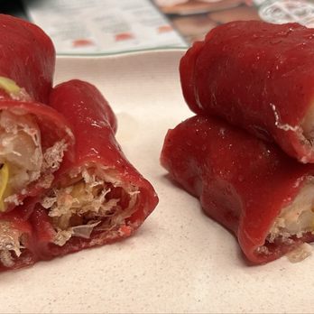 Tim Ho Wan - Crispy red rice rolls with shrimp - Dim Sum Near Me - Irvine, California Tim Ho Wan - Crispy red rice rolls with shrimp - Dim Sum Near Me - Irvine, California