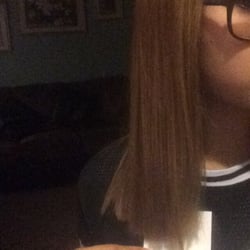 TnT Hair Salons - There was more but I cut it off but I found another section of hair that was completely off.
