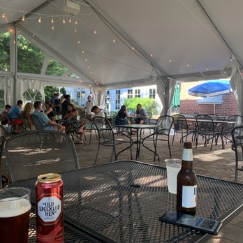 Lititz Springs Inn - Under tent patio dining - Salad Near Me - Lititz, Pennsylvania