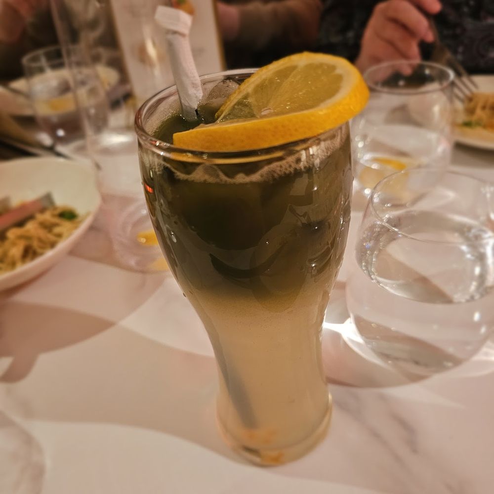 For U - Some matcha and lemon drink. Around $6-$8. Good enough - Dim Sum Near Me - New York, New York