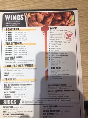 Menu photo 2 Buffalo Wild Wings Newark, DE
