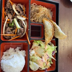 Korean BBQ  - So delicious lunch box special with Bulgogi