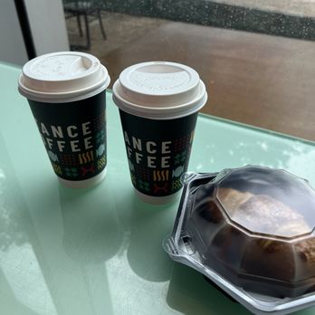Morsel's - Lattes + Almond Croissant - Cafes Near Me - Dallas, Texas