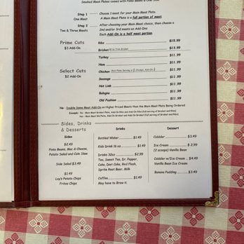 Poor Daddy’s Smokehouse BBQ - Menu Page 2 - Barbeque Near Me - Kermit, Texas Poor Daddy’s Smokehouse BBQ - Menu Page 2 - Barbeque Near Me - Kermit, Texas