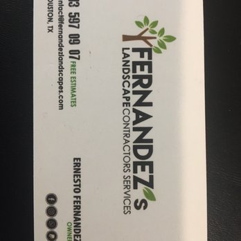 Fernandez Landscape Contractors Services - Ernest (owner) contact info - Masonry/Concrete Near Me - Houston, Texas Fernandez Landscape Contractors Services - Ernest (owner) contact info - Masonry/Concrete Near Me - Houston, Texas