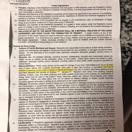 Long list in lease of random rules they can crack down on at any time Long list in lease of random rules they can crack down on at any time