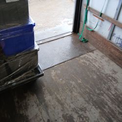 Value Village Community Donation Centre - Wet box floor.unsafe