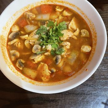 Thai Charm - Soup with noodles extremely large bowl!! - Thai Near Me - Indianapolis, Indiana