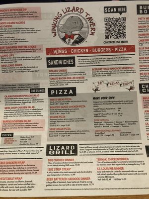 Menu photo 2 Winking Lizard Tavern Canton, OH