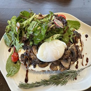 Namu Kitchen - Mushroom toast with a poached egg - Breakfast & Brunch Near Me - West Covina, California Namu Kitchen - Mushroom toast with a poached egg - Breakfast & Brunch Near Me - West Covina, California