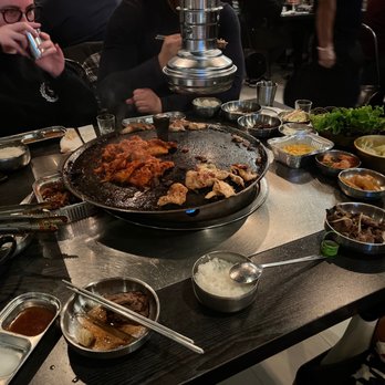 Let's Meat - On the grill: spicy chicken and pork shoulder - Korean Near Me - New York, New York Let's Meat - On the grill: spicy chicken and pork shoulder - Korean Near Me - New York, New York