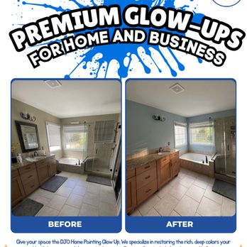 DJO Home Painting - HUNTERSVILLE, NC!
Does your home match your vibe? See how we took this bath from "dated" to "breathable" with a sky-blue glow-up. - Painters Near Me - Concord, North Carolina DJO Home Painting - HUNTERSVILLE, NC!
Does your home match your vibe? See how we took this bath from "dated" to "breathable" with a sky-blue glow-up. - Painters Near Me - Concord, North Carolina