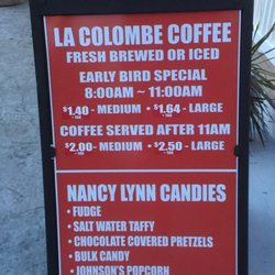 Nancy Lynn Candies - Three best coffee on the island!
