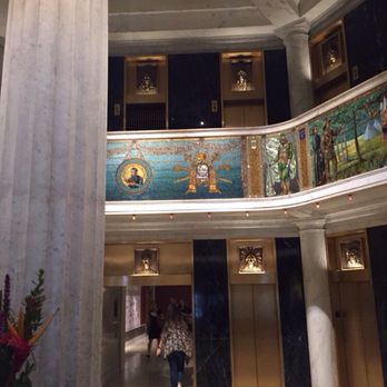 Marquette Building - Stained Glass Art in the Lobby - Landmarks & Historical Buildings Near Me - Chicago, Illinois