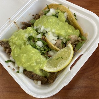 Rosarito's Mexican Food - $1.50 each Street Tacos for Taco Tuesday.  6 kinds to choose from. These are beef and chicken. - Mexican Near Me - La Mesa, California