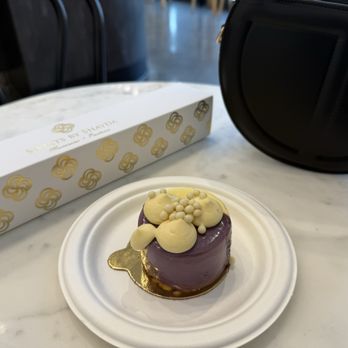 Sweets by Shayda - 12 macarons and Lemon Lavender Mousse Cake - Desserts Near Me - Durham, North Carolina
