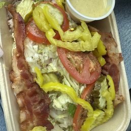 #8 Club Sub as salad