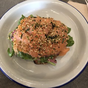 Owl And Lark - Salmon toast with avocado - Coffee & Tea Near Me - La Grange, Illinois Owl And Lark - Salmon toast with avocado - Coffee & Tea Near Me - La Grange, Illinois