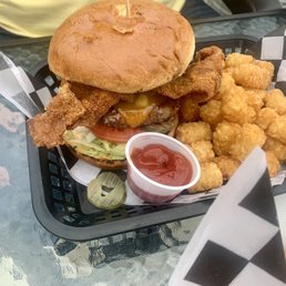 Pad Fried Bacon Thai Burger Pad Fried Bacon Thai Burger