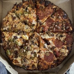 Domino's Pizza - Extra done, just like I like it.