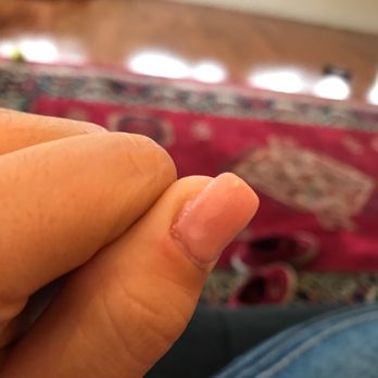 Nails La La - My thumb nail (already loose after two days ) - Nail Salons Near Me - Tallahassee, Florida