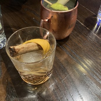 Frolik Kitchen + Cocktails - old The Gentleman Ole Fashioned - New American Near Me - Seattle, Washington Frolik Kitchen + Cocktails - old The Gentleman Ole Fashioned - New American Near Me - Seattle, Washington