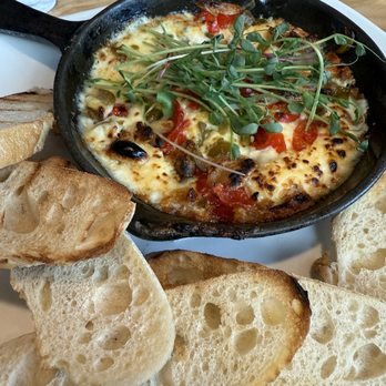 North Fork Tavern - Baked Brie- roasted garlic in there was amazing! - New American Near Me - Eugene, Oregon