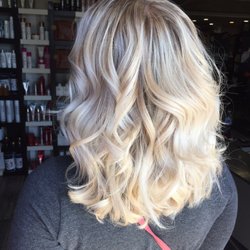 Salon 1500 - Platinum blondes and long bobs done by Tiffany