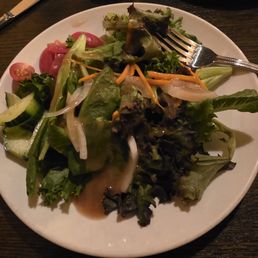 House salad with balsamic dressing House salad with balsamic dressing
