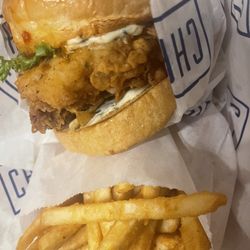 Charlotte's Kitchen - Crispy Deep Fried Chicken Sandwich Combo $$