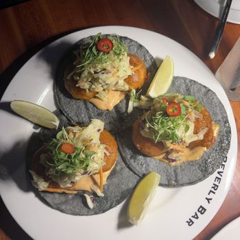 Beverly Bar - Shrimp tacos were amazing! - Wine Bars Near Me - Beverly Hills, California