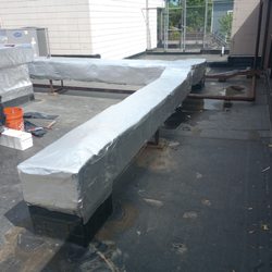 New England Sheet Metal Inc. - Insulated and weatherproof existing outdoor ductwork for the Salvation Army in Providence