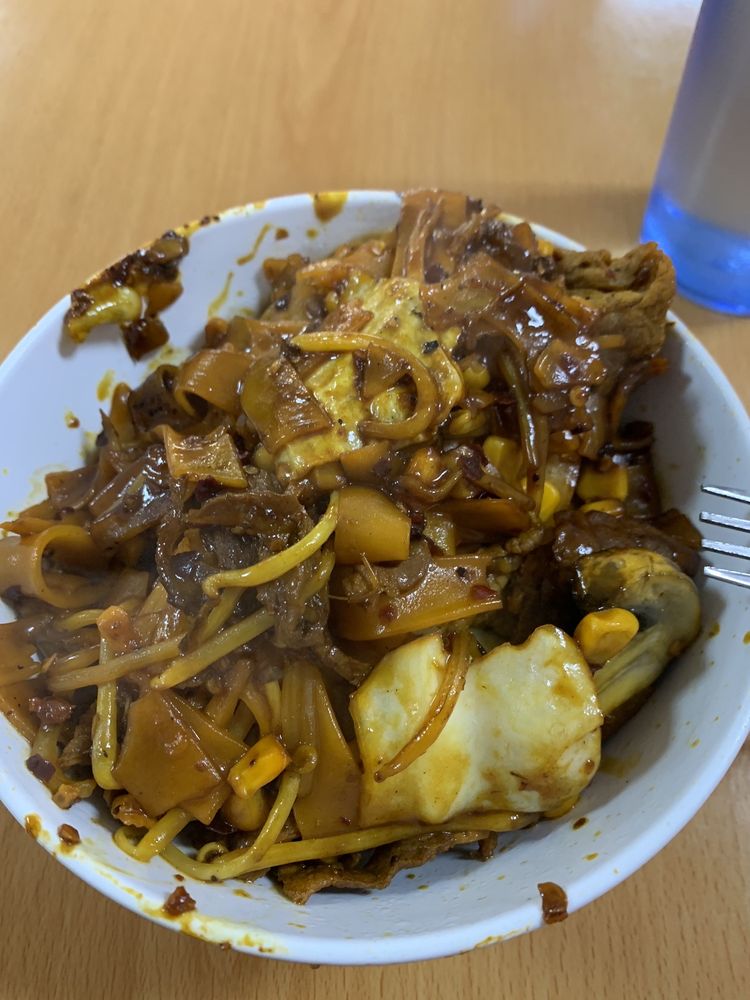 Food from Hua's Mongolian BBQ