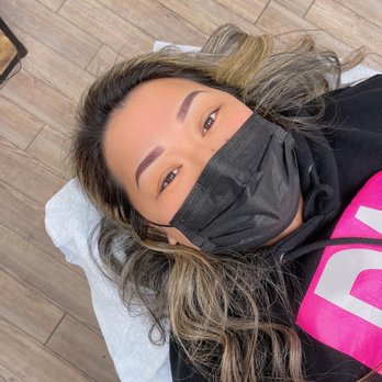 Brows Concept - Right after my eyebrows were Ombré Powdered. - Eyebrow Services Near Me - Elk Grove, California