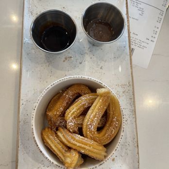 First Watch - Churros w/warmed dipping sauces chocolate & caramel - Breakfast & Brunch Near Me - Mesa, Arizona