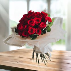De's Flowers - Sometimes, you just have to let the flowers do the talking. This arrangement is hand wrapped by our experienced floral designer.