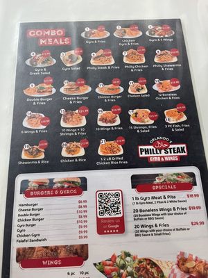 Menu photo 1 Orlando PhillySteak Orlando, FL Menu photo 1 Orlando PhillySteak Orlando, FL